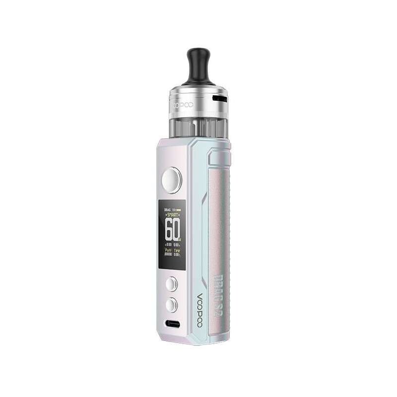Drag S2 MTL Edition Pod Mod - Voopoo-Colorful Silver - Catalogo - SvapoMagic