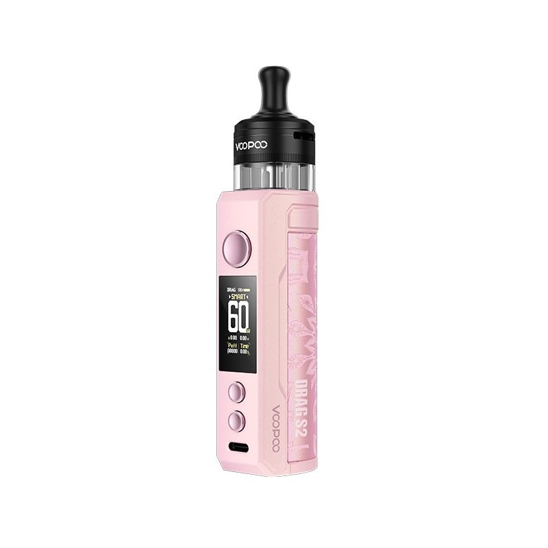 Drag S2 MTL Edition Pod Mod - Voopoo-Glow Pink - Catalogo - SvapoMagic