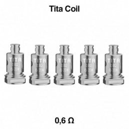 Testine Coil Tita 0,6ohm - 5 Pezzi - Veepon - Resistenze di Ricambio - SvapoMagic