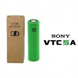 VTC 5 A - 18650 pin piatto Nuova Versione in Case di cartone - Sony - Batterie e Caricatori - SvapoMagic