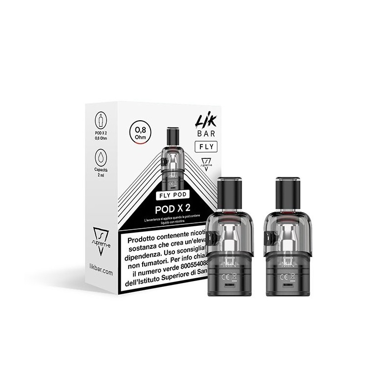 Pod di Ricambio FLY Pod 0,8ohm - 2 Pezzi - Lik Bar - Catalogo - SvapoMagic