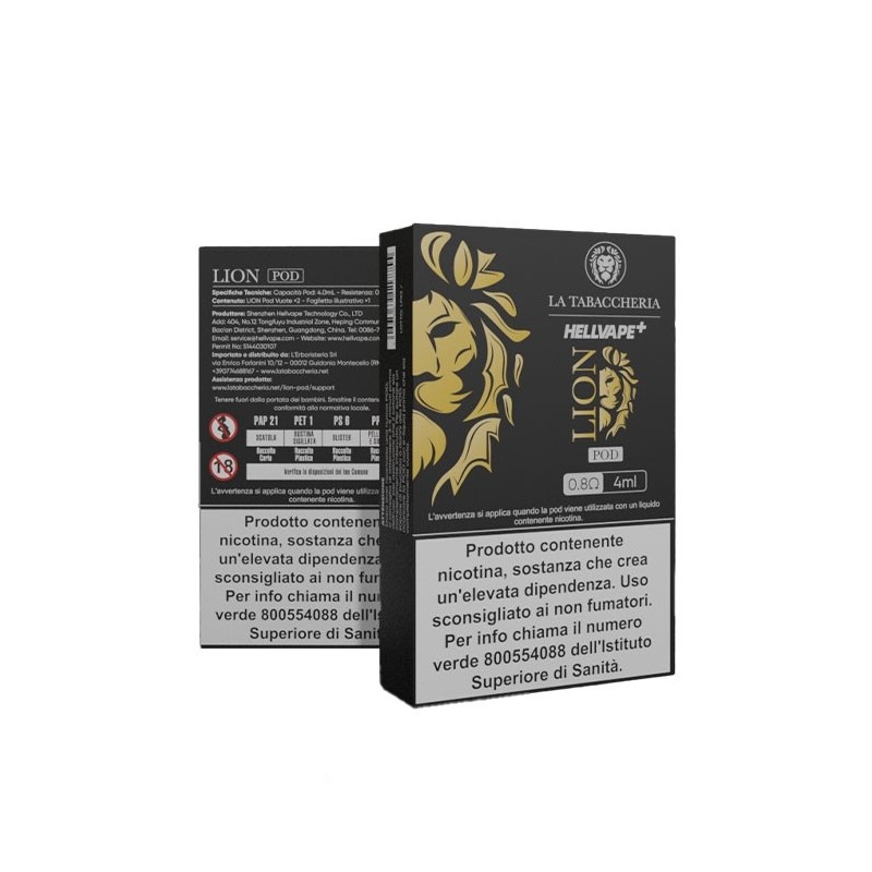 Pod di Ricambio Lion 0,8ohm - 2 Pezzi - La Tabaccheria - Catalogo - SvapoMagic