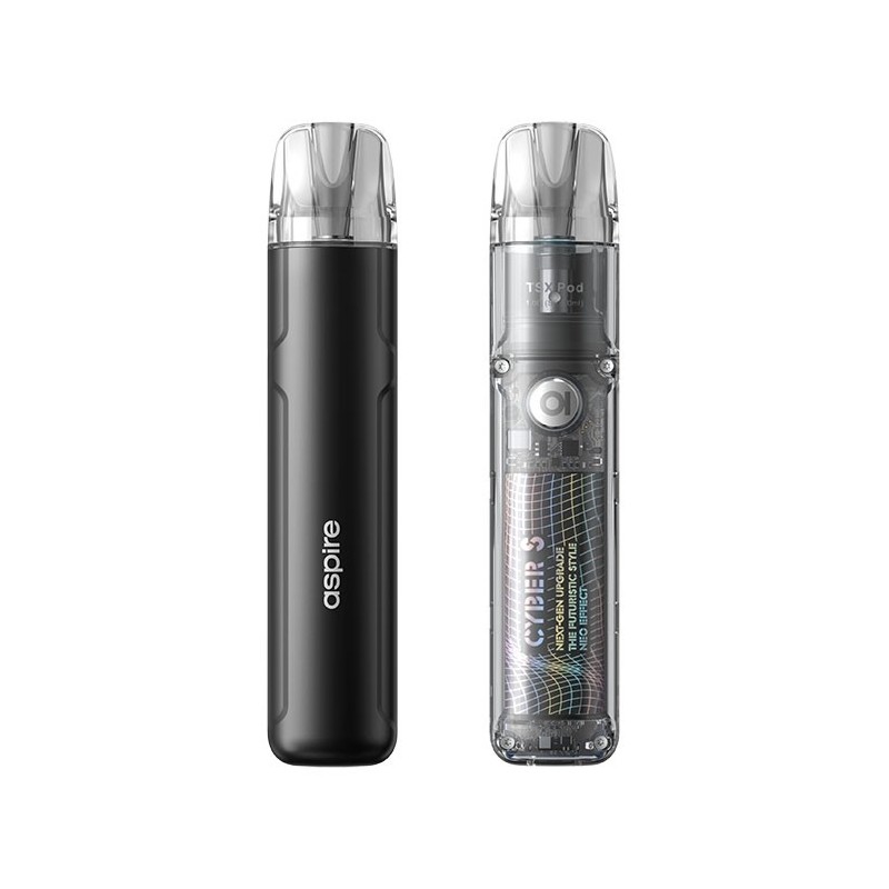 Cyber S Pod Mod 700mAh - Aspire-Black - Catalogo - SvapoMagic