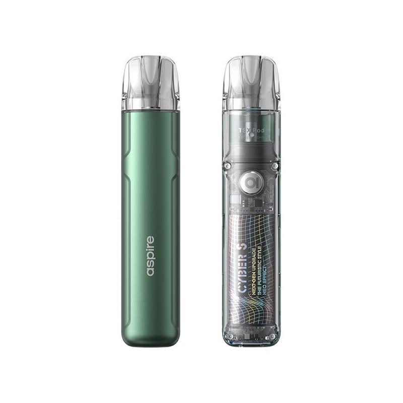 Cyber S Pod Mod 700mAh - Aspire-Hunter Green - Catalogo - SvapoMagic